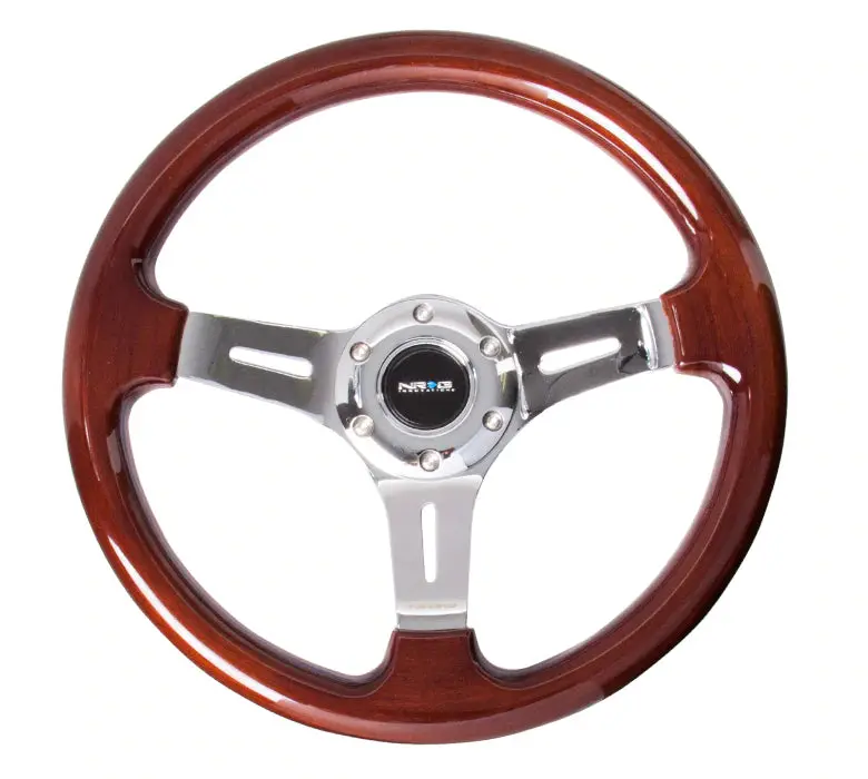 Nrg Innovations Classic 330Mm Wood Grain Steering Wheel (2 Colors) 1
