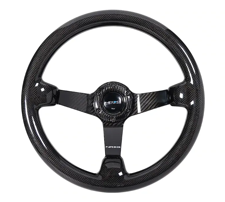 Nrg Innovations Carbon Fiber Steering Wheel 350Mm Deep Dish (2 Colors) 1