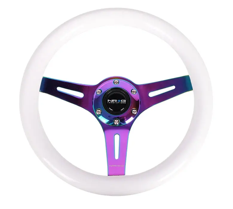 Nrg Innovations 310Mm Wood Grain Steering Wheel (6 Colors) 1