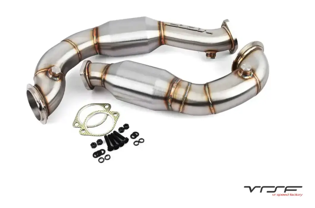 Vrsf 3″ Cast Stainless Steel Catless Downpipes N54 V2 2007 – 2010 Bmw 335I / 2008 – 2012 Bmw 135I 2