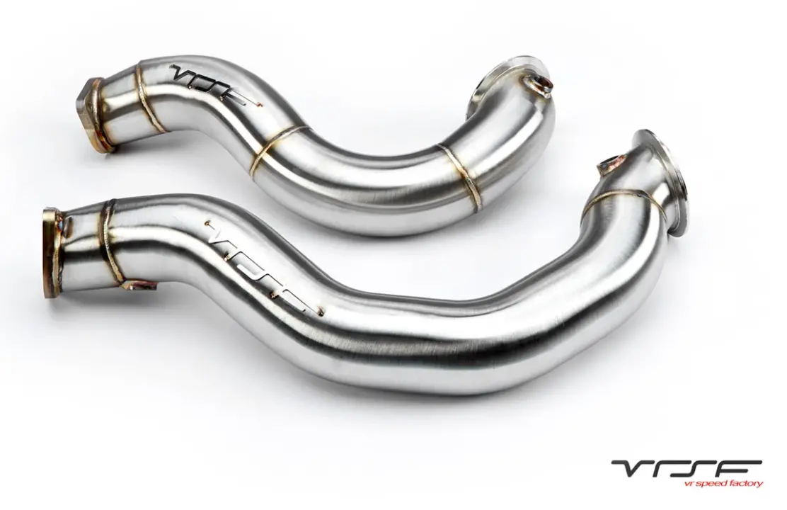 Vrsf 3″ Cast Stainless Steel Catless Downpipes N54 V2 2007 – 2010 Bmw 335I / 2008 – 2012 Bmw 135I 1
