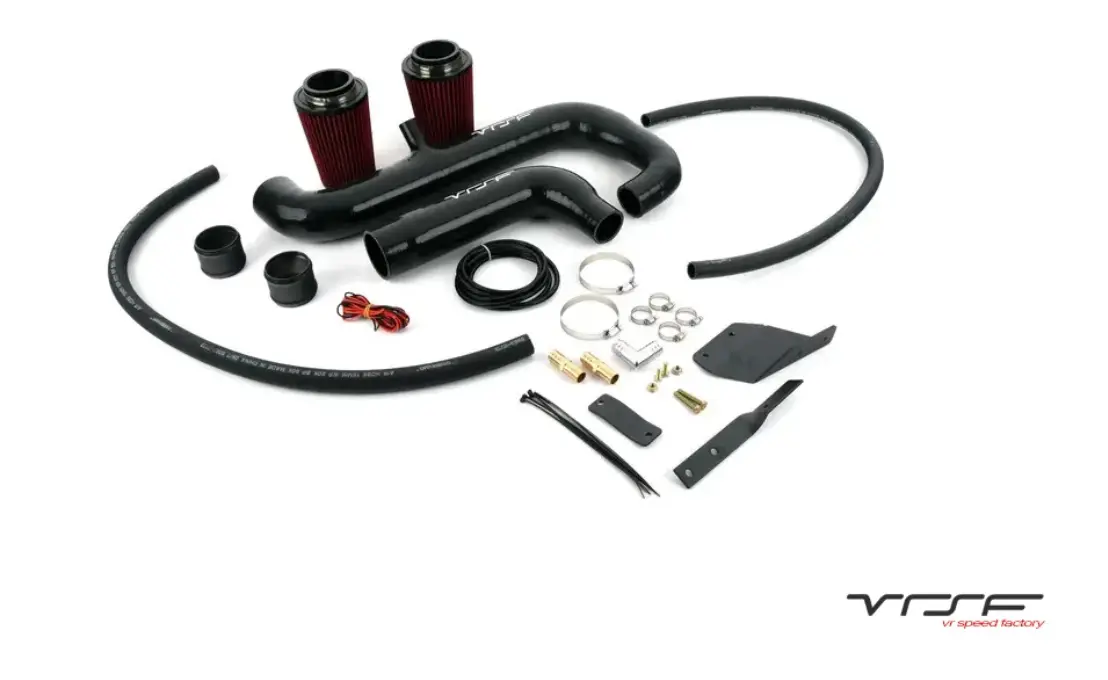 Vrsf Relocated Silicone High Flow Inlet Intake Kit N54 07-10 Bmw 135I/335I 1