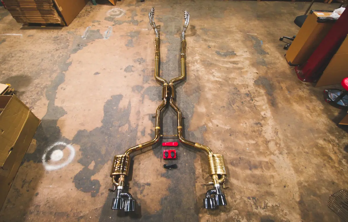 Mercedes C63 Amg W204 Valved Sport Exhaust System 1