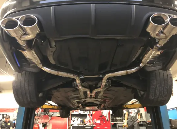 Mercedes C63 Amg W204 Valved Sport Exhaust System 2