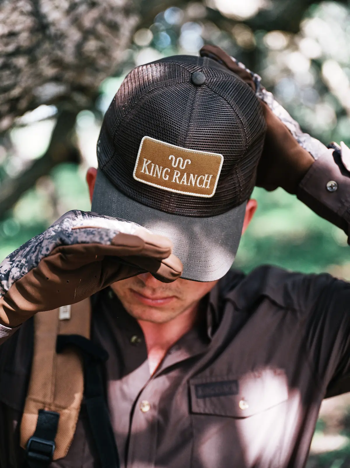 Classic Curved Bill All Mesh Snapback Cap 2