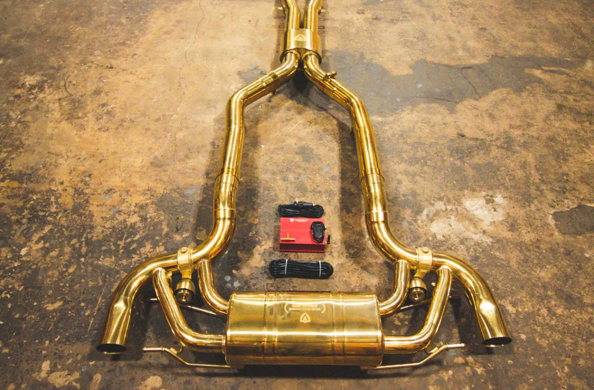 Mercedes Sls Amg Valved Sport Exhaust System 1