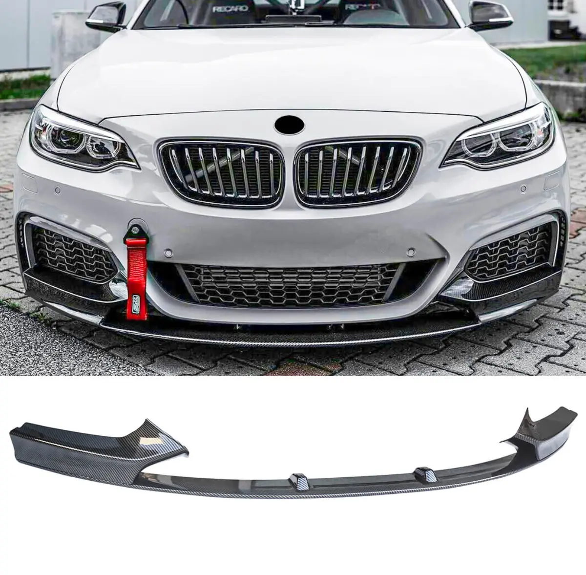F22/F23 M Performance Style Carbon Fibre Front Lip 1