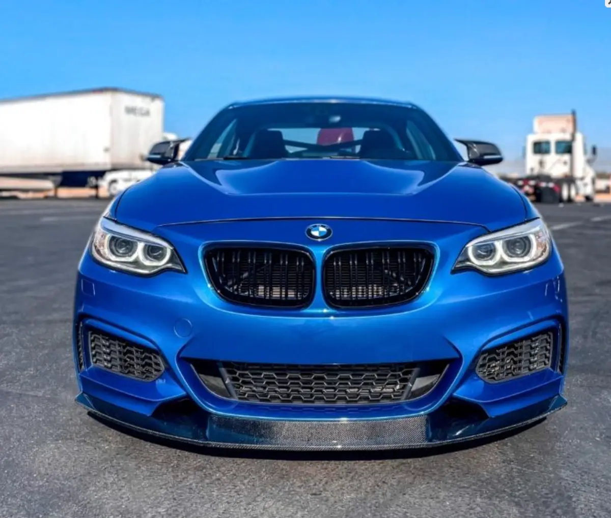 F22/F23 Gts Style Carbon Fibre Front Lip 1