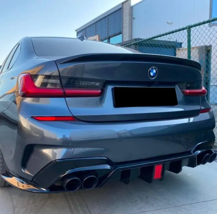 G20 F1 Style Carbon Fibre Rear Diffuser W/Light 1