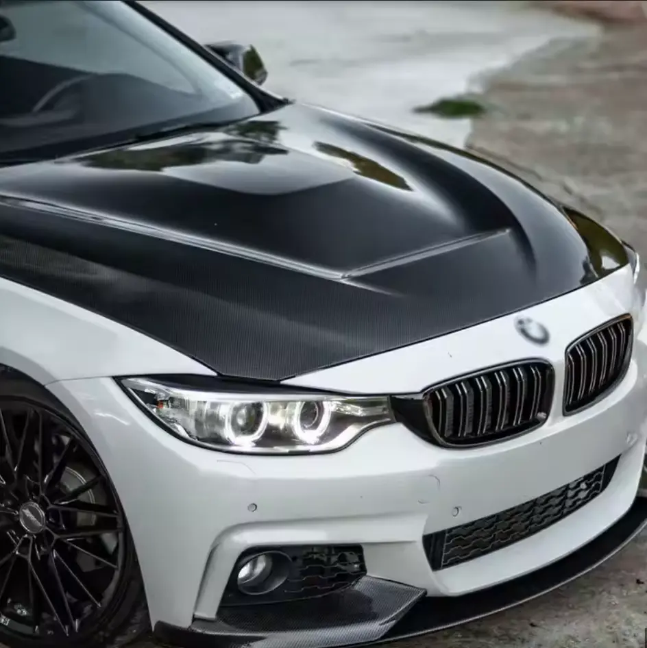 F30 2012-2018 Gts/Cs Style Carbon Fiber Hood 1