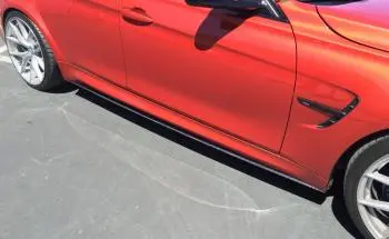 M3/M4 Carbon Fibre Performance Side Skirt Extensions 1