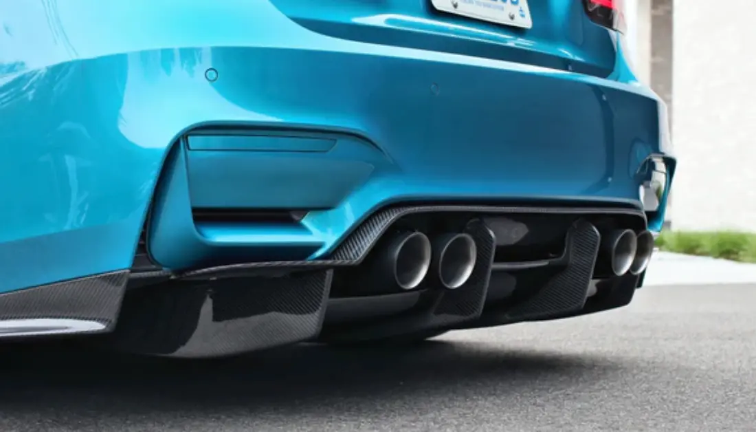 M3/M4 Psm Style 3 Piece Carbon Fibre Diffuser 1