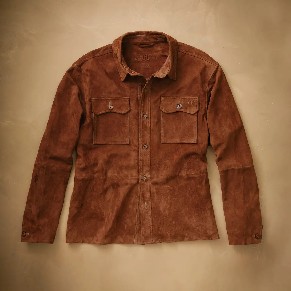 Men's Goat Suede Shacket 6