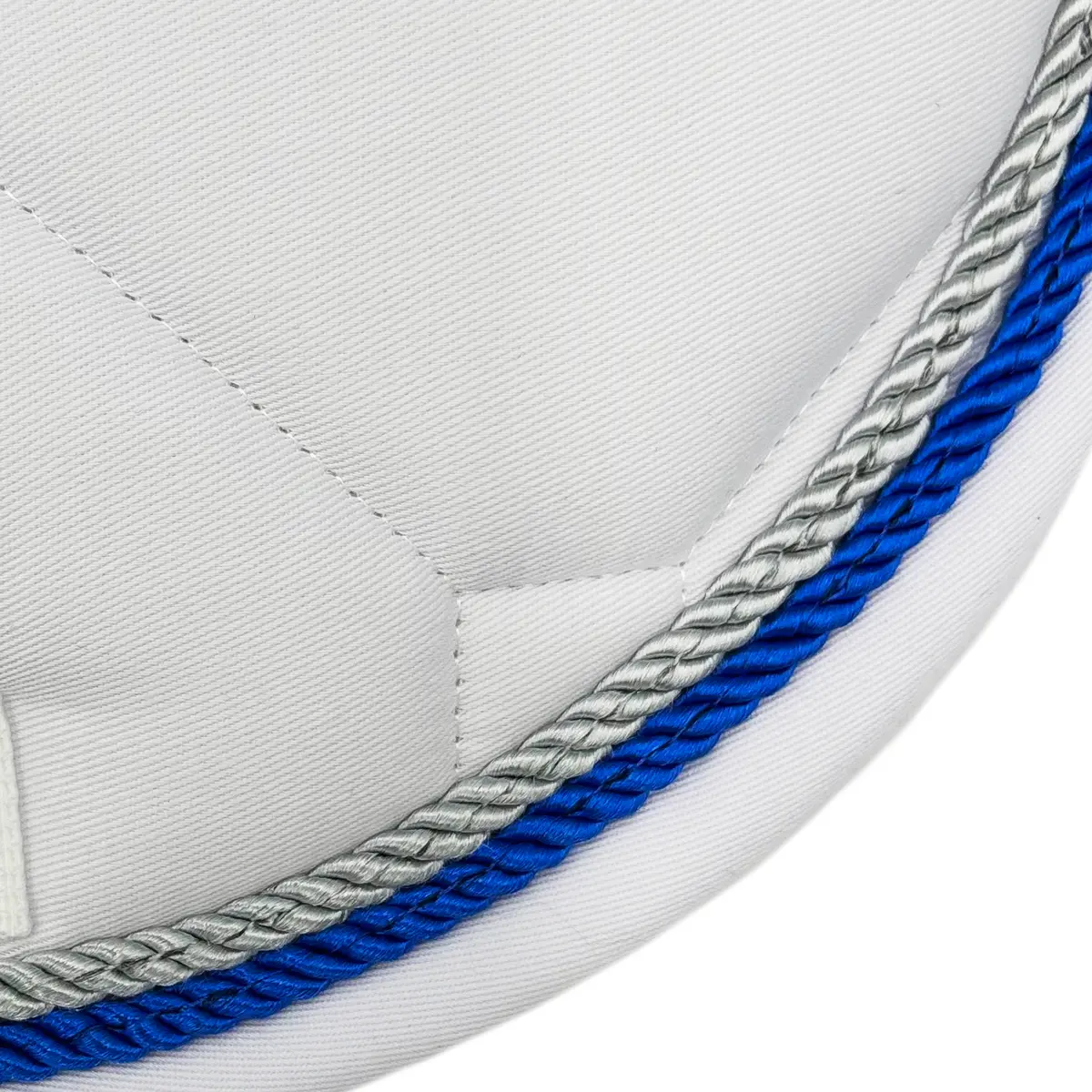 White Classica Cotton Euro Saddle Pad 8