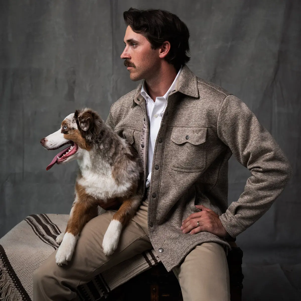 Men's Fleece-Lined Shirt Jacket - Image 9