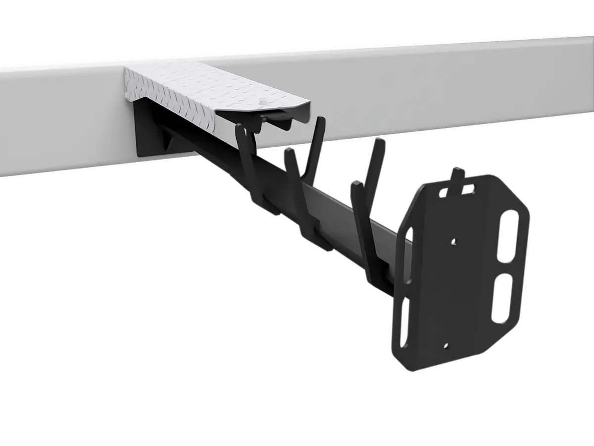 Pull-Out Tire Chain Hanger With Lockable Lid For Semi Truck 2
