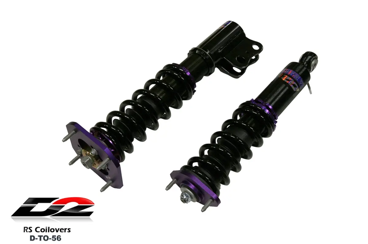 D2 Rs Coilovers D-To-56 90-98 Toyota Tercel /85-99 Toyota Starlet /92-98 Toyota Paseo 1