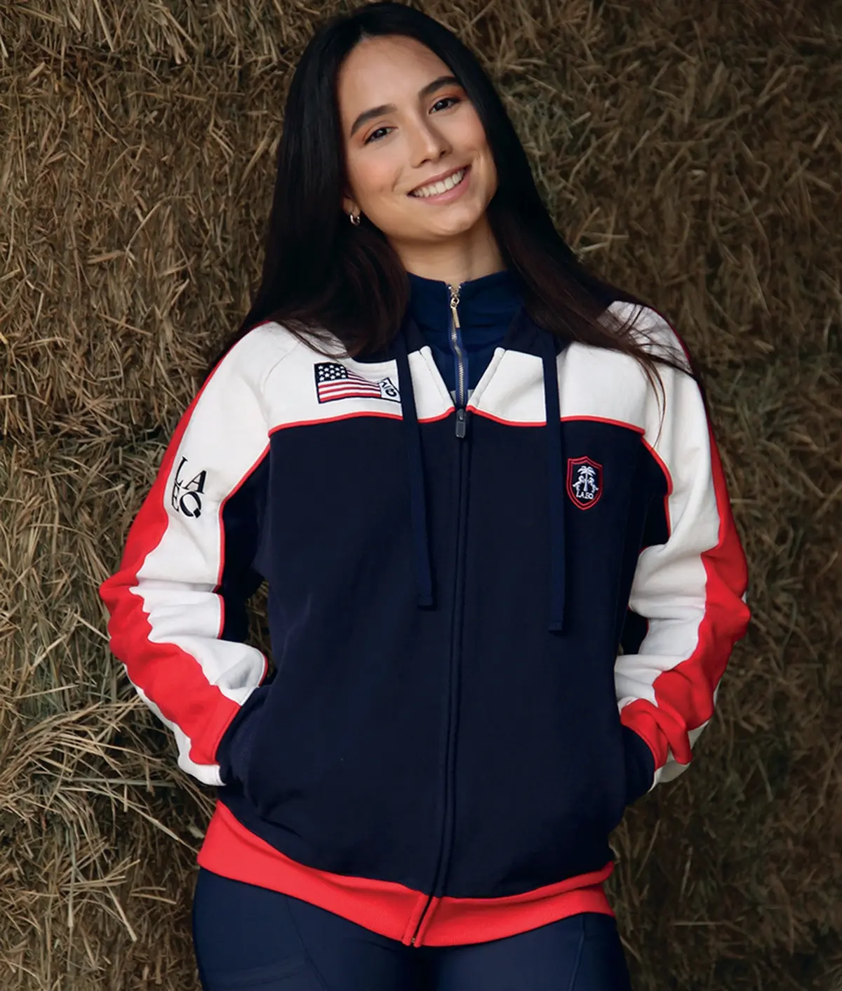 La Equestrian Usa Hoodie Sweatshirt 1