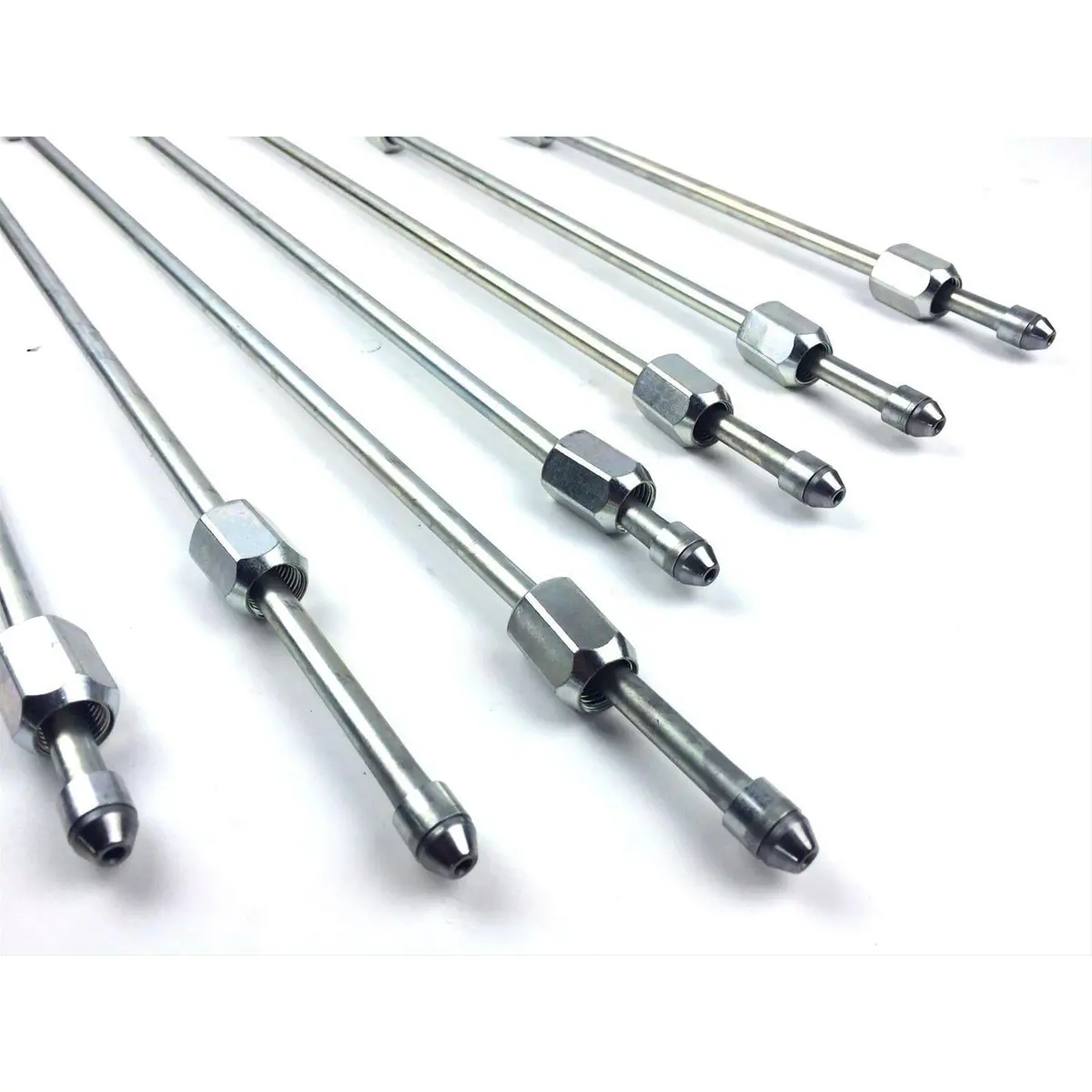 Universal 22" High-Pressure Fuel Line (8Mm X 3.5Mm Line, M14x1.5 Nuts) (Fpe-34200-22) 1