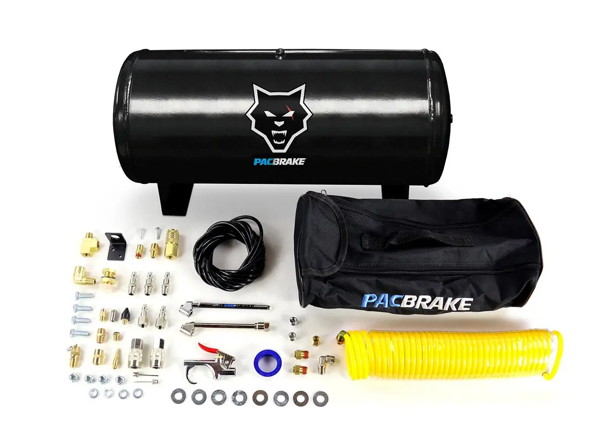 Universal 5 Gallon Premium Carbon Steel Air Tank Kit W/ Accessories (Hp10051) 1