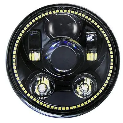 Universal 5.75" Motorcycle Headlight  W/ Drl Halo (10-20210/10-20209) 2