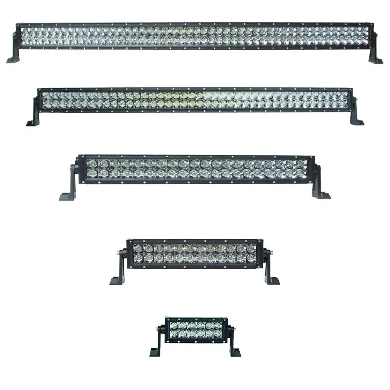 Universal 6"-30" Drc Silver Ops Cree Led Dual Row Light Bar (10-10024) 1