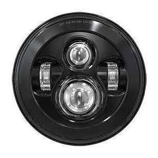 Universal 7" Dot Headlight For Motorcycles & Jeeps (10-20213/10-20214) 1