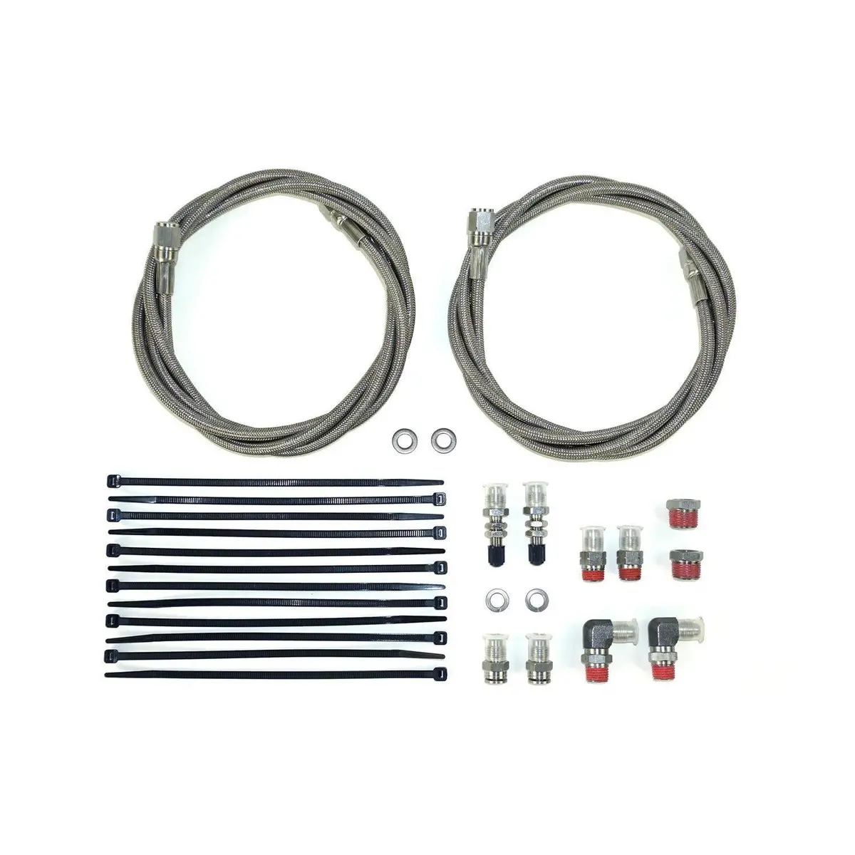 Universal Alpha Pro S Stainless Air Line Upgrade Kit (Hp10657-S-1) 1