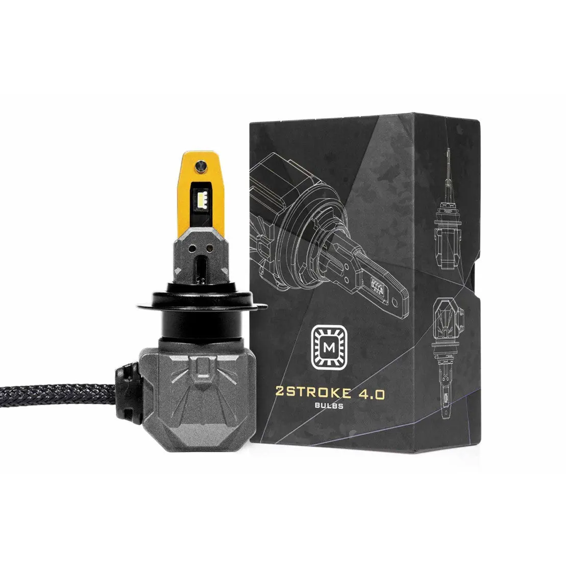Universal H7 2Stroke 4.0 Led Bulb (Led2015) 1