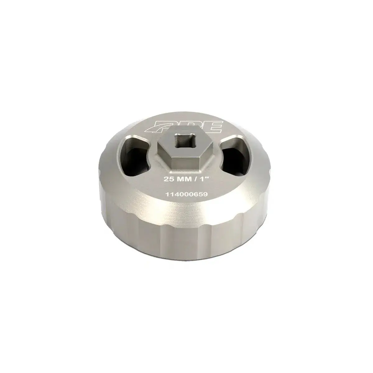 Universal Hard Anodized Billet Aluminum Engine Oil Filter Socket (For 114000650 And 114000760) (114000659) 1