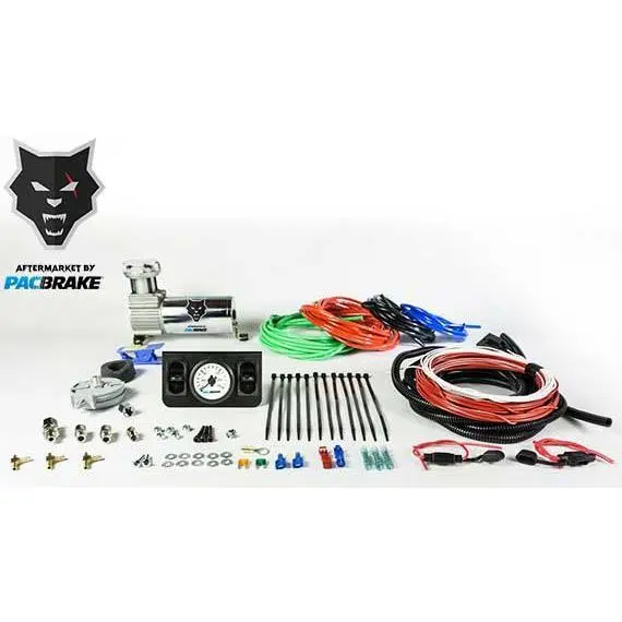 Universal Independent Paddle Valve In-Cab Control Kit W/ Mechanical Gauge & Compressor (Hp10098) 1