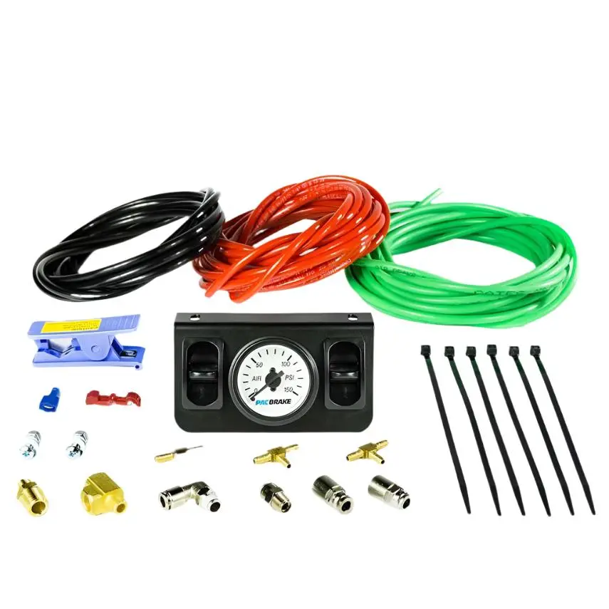 Universal Independent Paddle Valve In-Cab Control Kit W/ Mechanical Gauge (Hp10124) 1