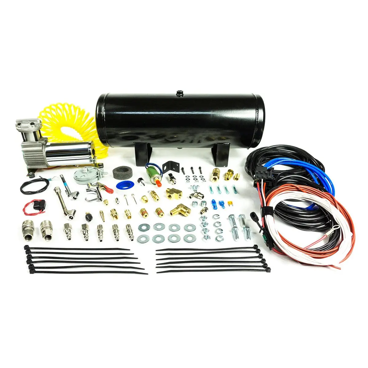 Universal Onboard Air Kit W/ 2½ Gallon Aluminum Air Tank W/Compressor (Hp10164-Al) 1