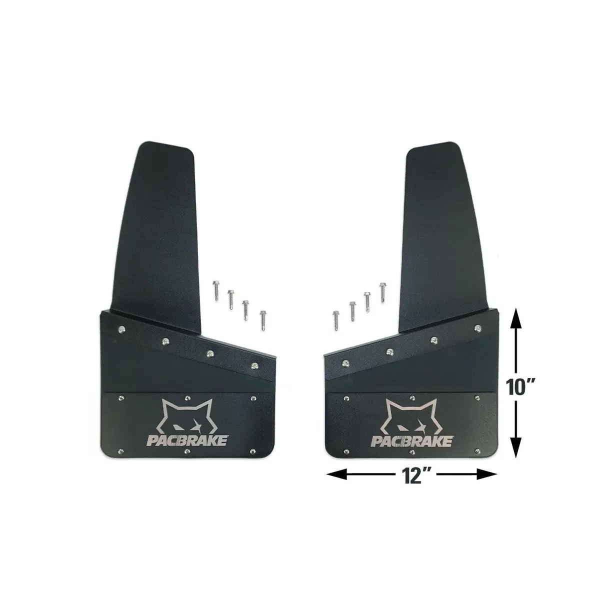 Universal Pacbrake Kickback-Style Mud Flaps (Hp10580-12-1X) 1
