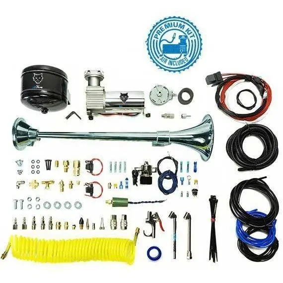 Universal Premium Large Single Air Horn Kit W/ Onboard Air (Hp10238) 1