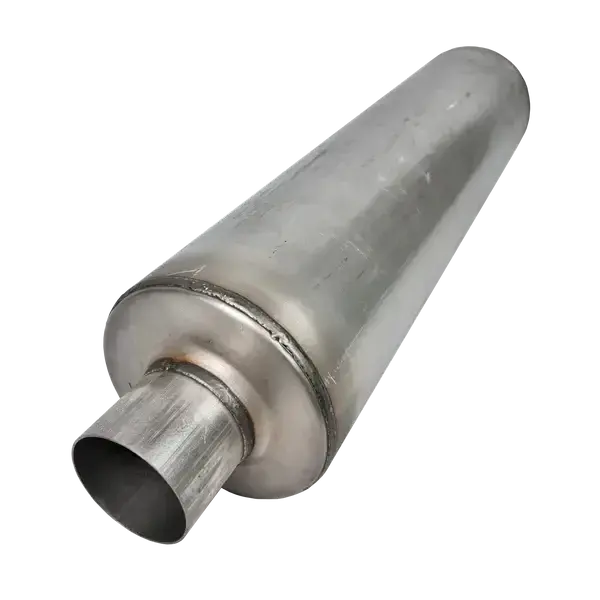 Universal Round Aluminized 8" Baffle Muffler (8880 / 8990) 1