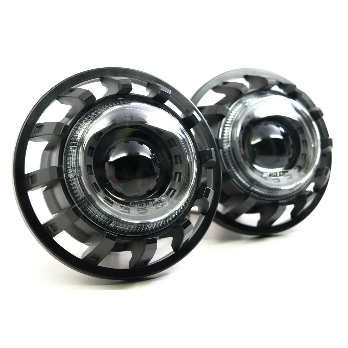 Universal Round Black Sealed Bi-Led 7" (Lf354) 1
