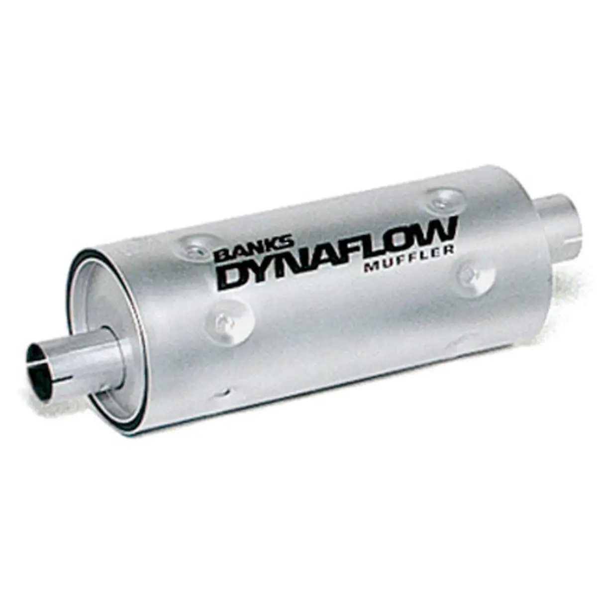 Universal Stainless Muffler 3" Inlet X 3.5" Outlet W/Heatshield (52405) 1