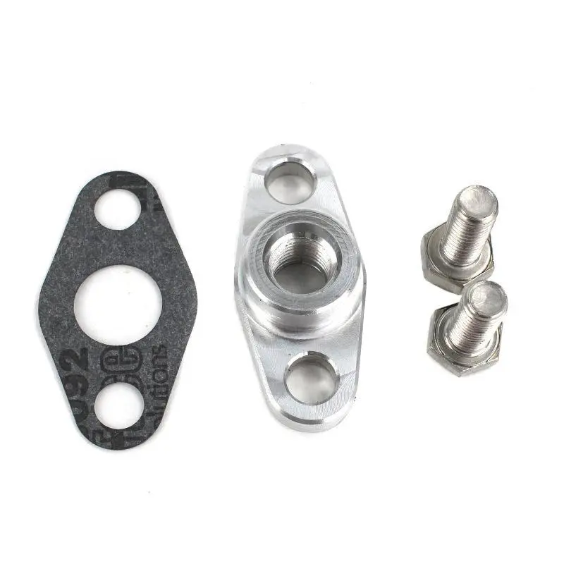 Universal T3/T4 Oil Inlet Flange (T34oilin) 1