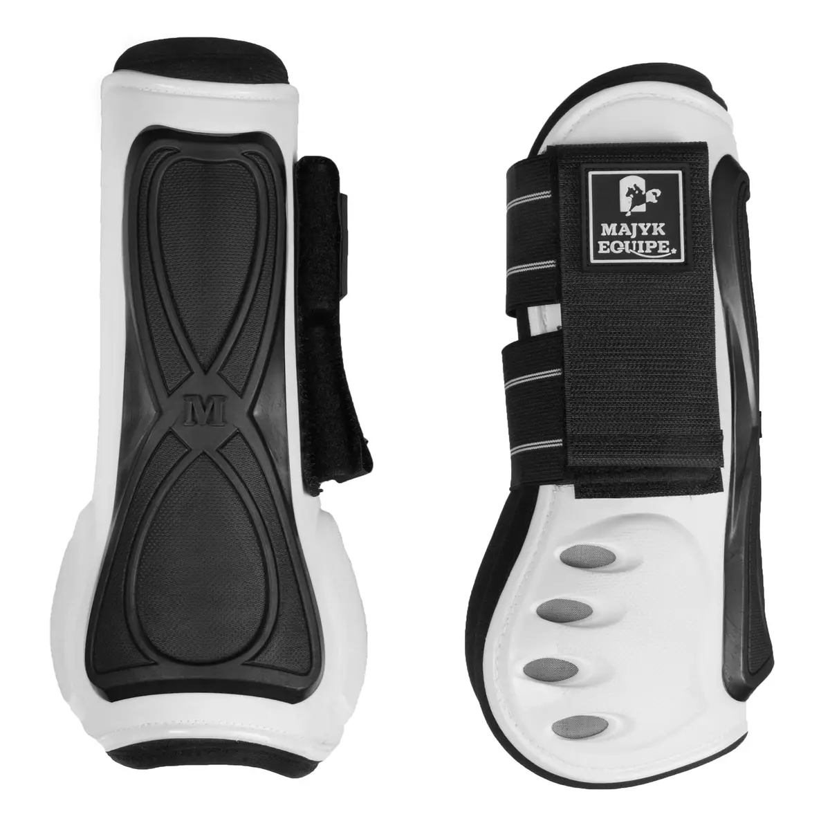 Vented Infinity Open Front Jump Boot Color: White 1
