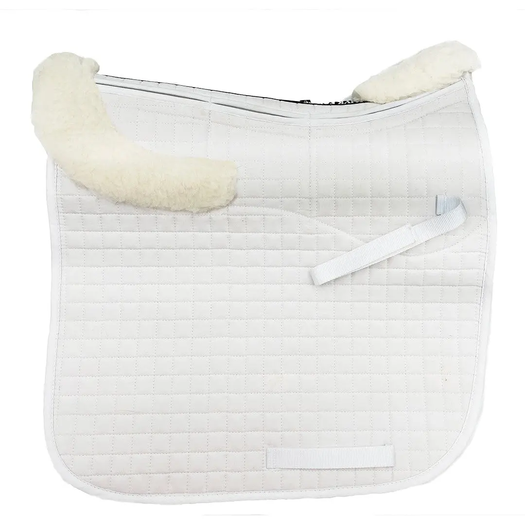 Shimmable Dressage Pad With Sheepskin 1