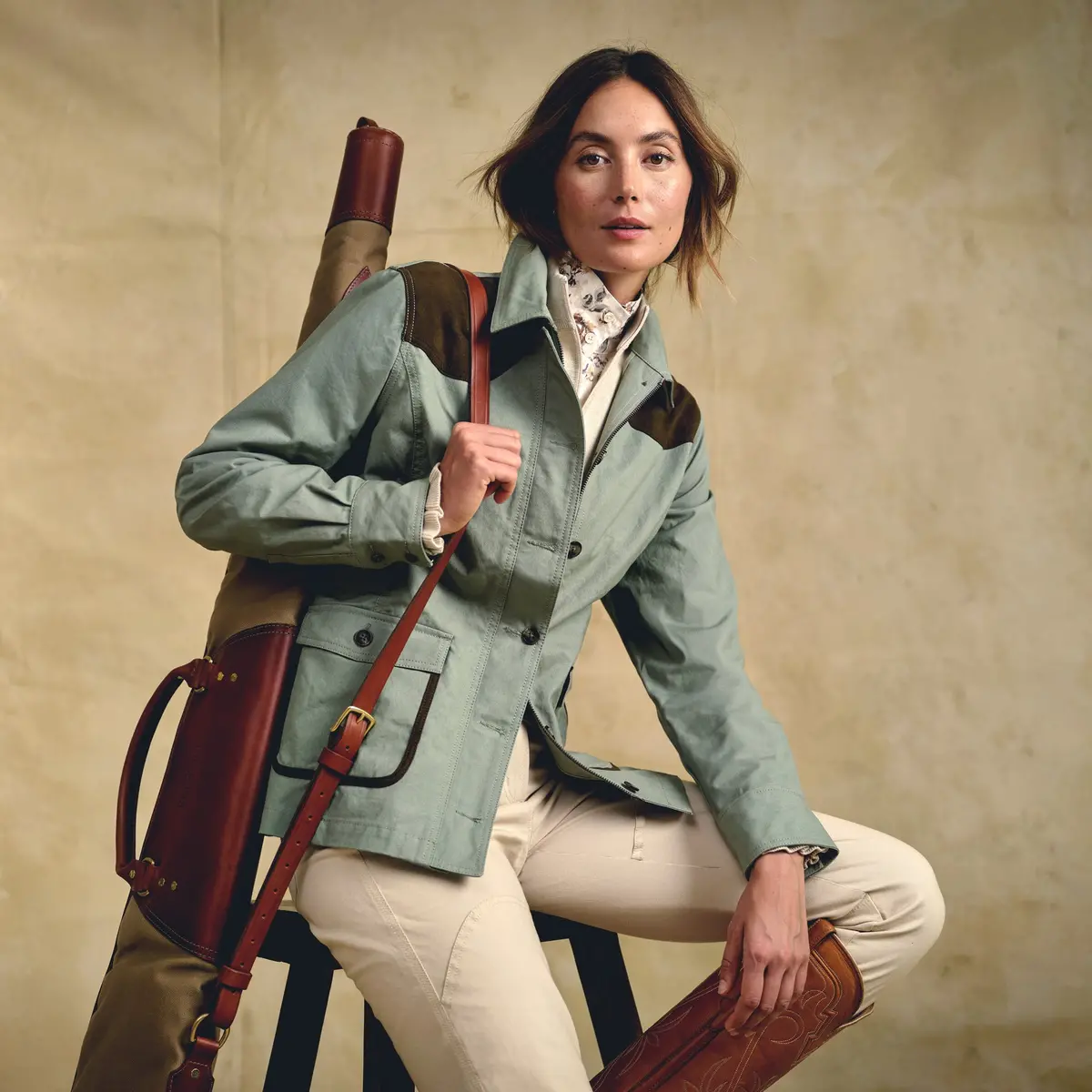Women's Waxed Cotton Field Jacket 1