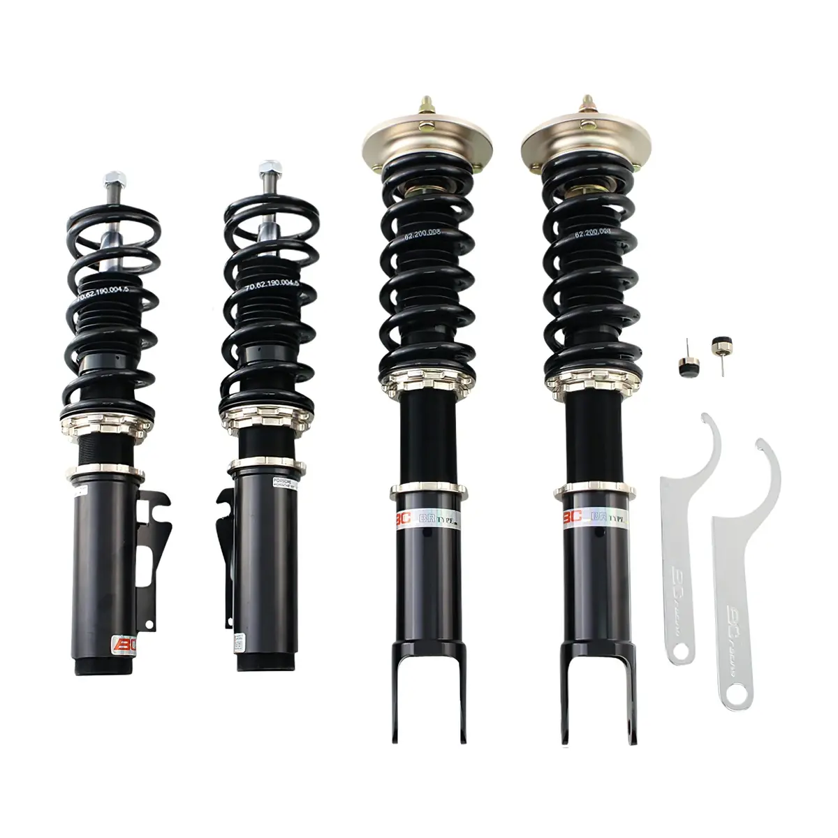 Bc Racing Br Series Coilovers : 09-12 Porsche 911 Na Rwd Y-03-Br 1