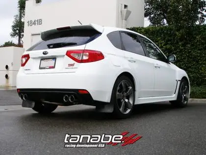 Tanabe Medallion Touring Quad Tips Catback Exhaust '08-'12 Impreza Wrx Sti 1