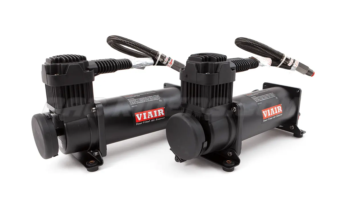 Dual 444C Viair Compressors (Black) +$100 Kit Upgrade 1