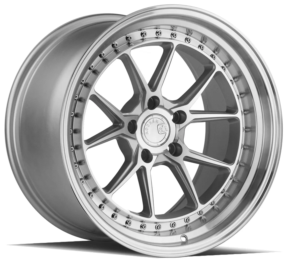 Aodhan Wheels 18" Ds08 Silver W/Machined Face (Pair) 1