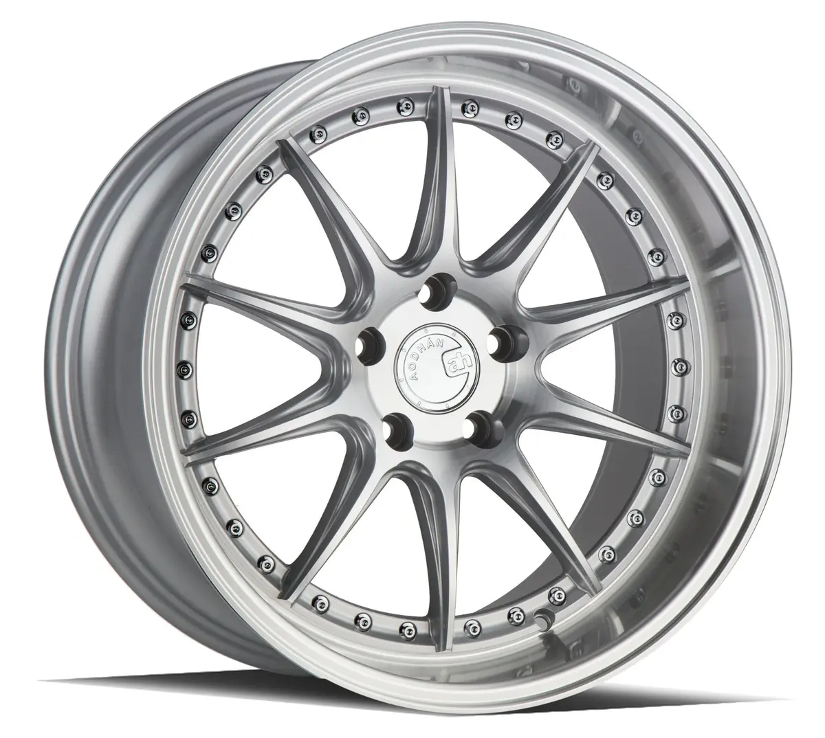 Aodhan Wheels 19" Ds07 Silver W/Machined Face (Pair) 1