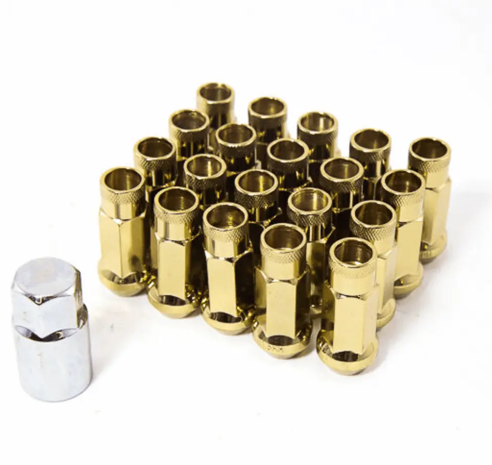 Aodhan Xt51 Open Ended Lugnuts - Gold 1