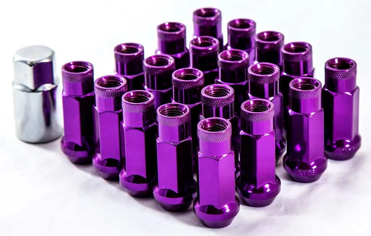 Aodhan Xt51 Open Ended Lugnuts - Purple 1