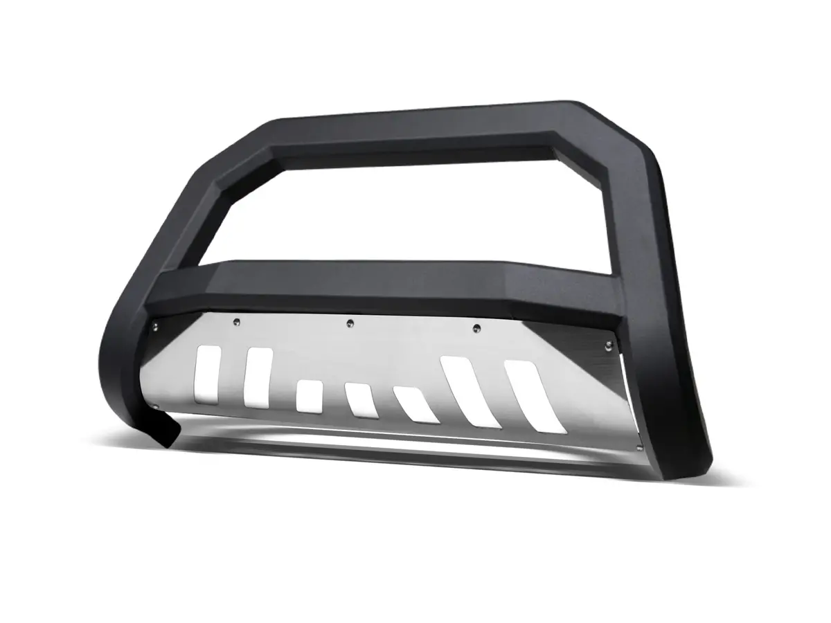 Armordillo 2004-2010 Dodge Durango Ar Bull Bar - Matte Black W/Aluminum Skid Plate 2